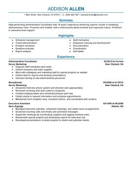 impactful professional administration office support resume administration resume examples