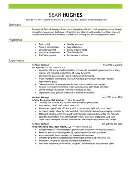 impactful professional management resume examples resources resume examples management