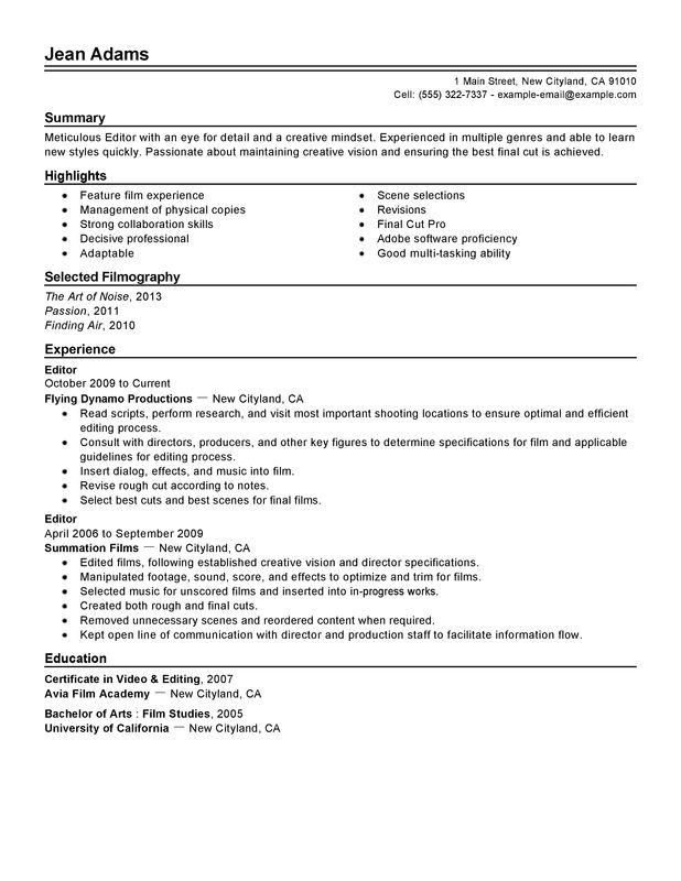 sample resume for quality assurance specialist