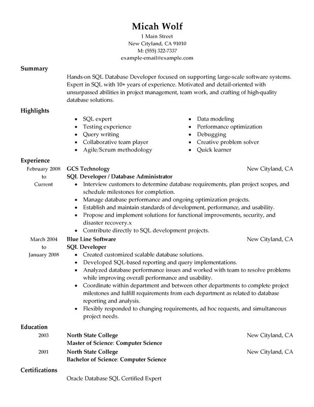 Impactful Professional Computers &amp; Technology Resume