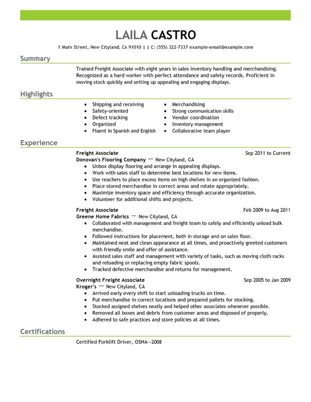 home depot freight team job description