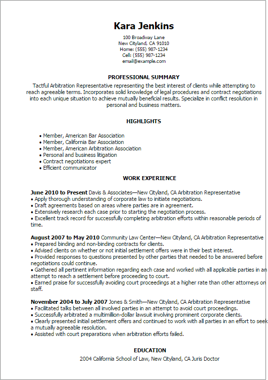 Buy resume for writing lawyers