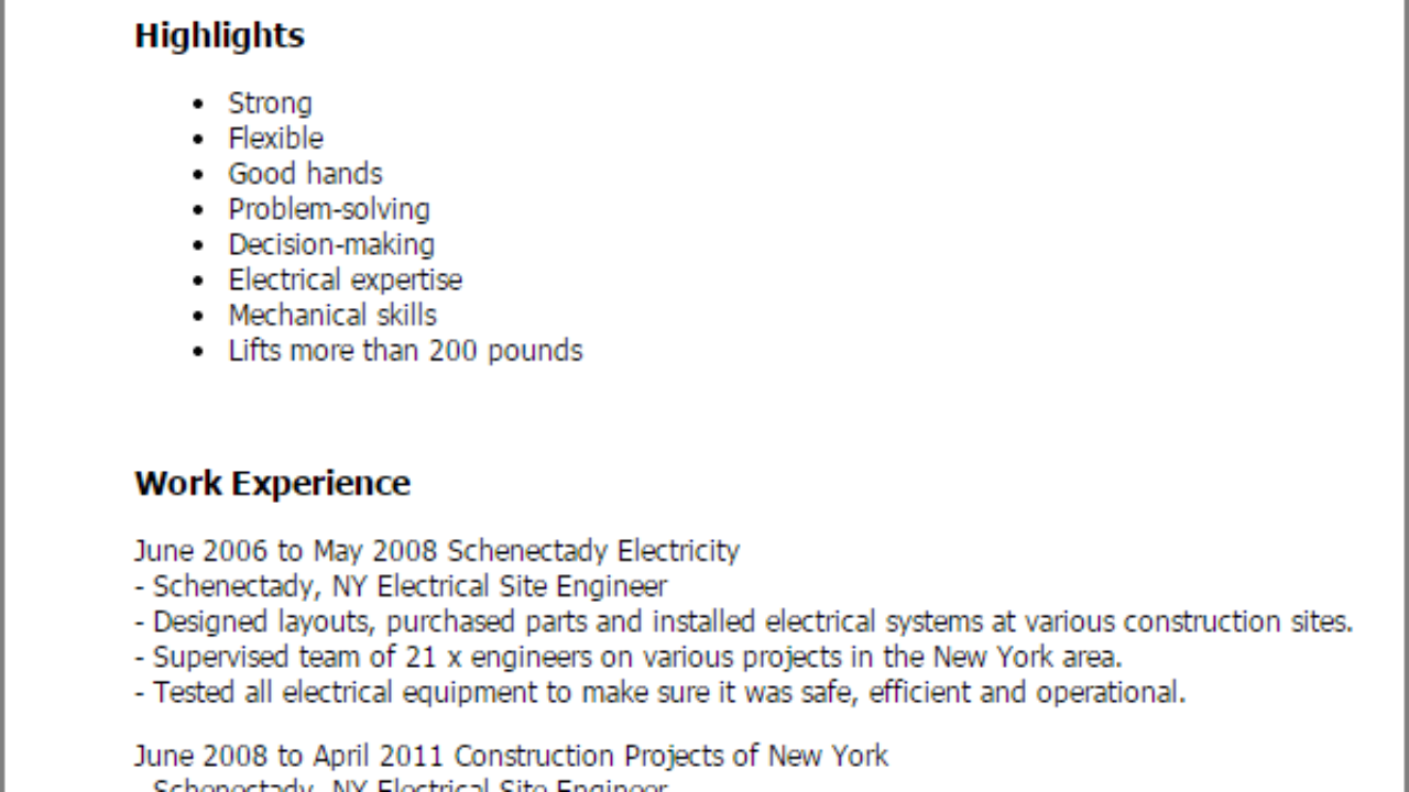 electrical site engineer