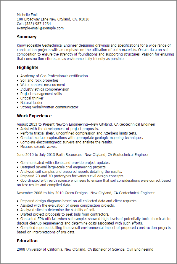 Professional Geotechnical Engineer Templates To Showcase Professional Geotechnical Engineer Templates To Showcase