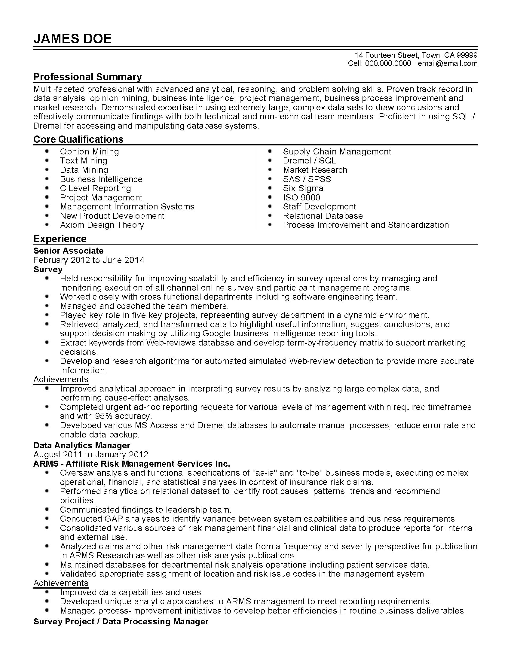 Professional Resume For Hyoseung L Kim Page 1