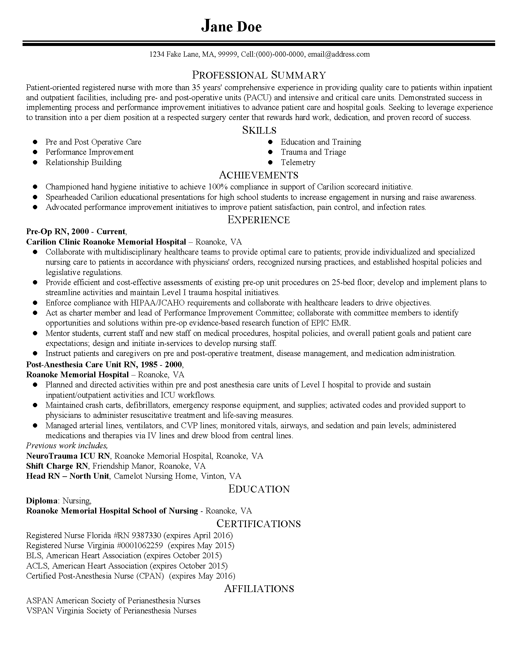Professional Resume For Julia Whitlock Revised