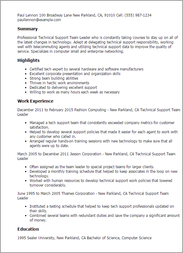 Cover Letter For Desktop Support from www.myperfectresume.com