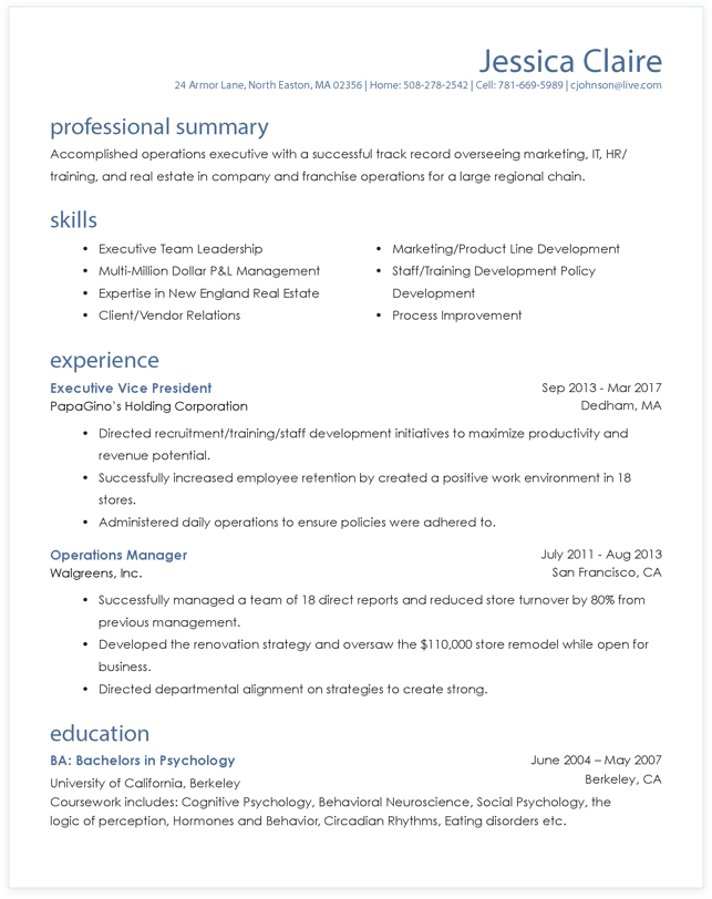 resume format guide which format to use myperfectresume