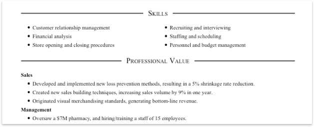 resume format guide which format to use myperfectresume standard resume template