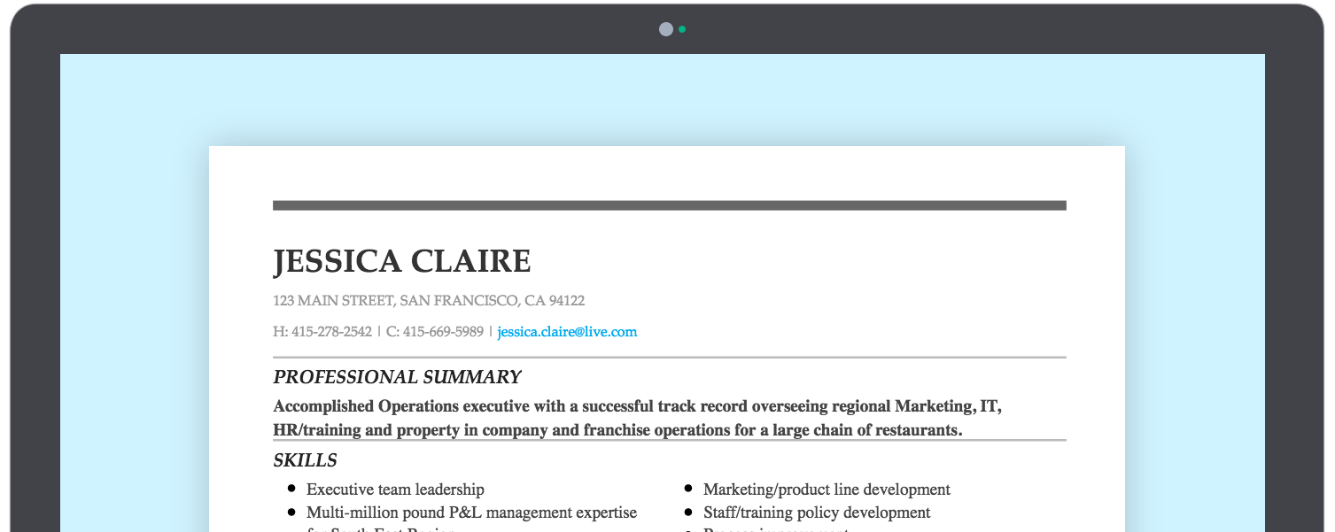 resume builder free resume builder myperfectresume com resume pro