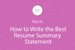 how to write the best resume summary statement my perfect resume perfect resume summary