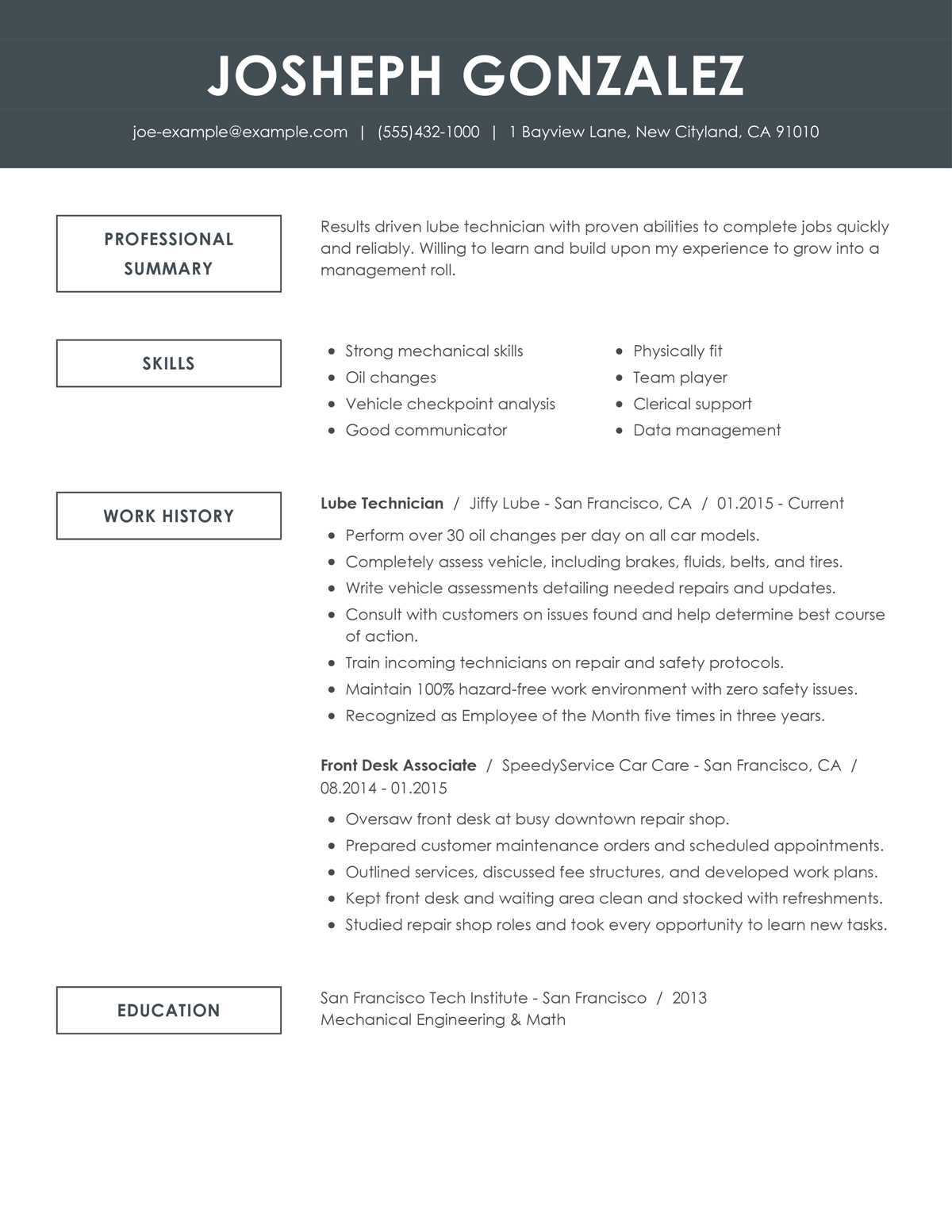 Customize Our #1 Customer Representative Resume Example