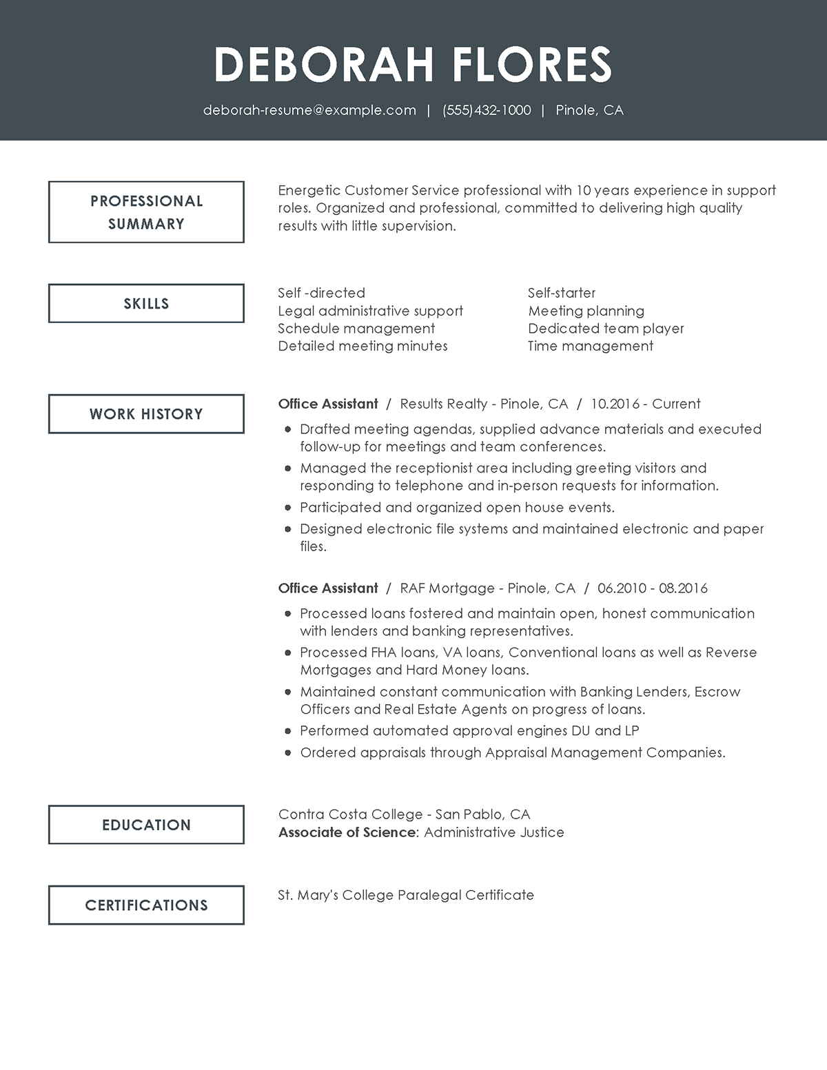 Data Entry Clerk Resume Examples - Free to Try Today | MyPerfectResume