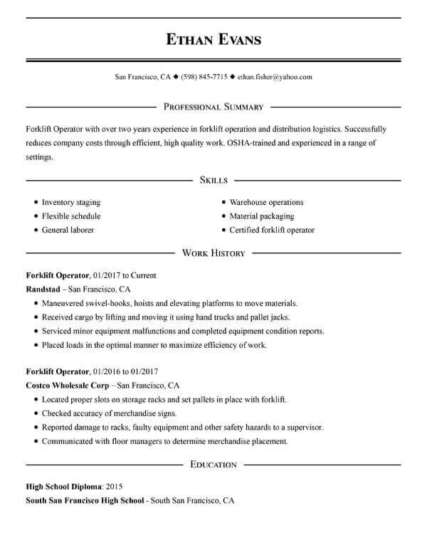 Check Out Our Free Simple Resume Examples & Guide For 2020