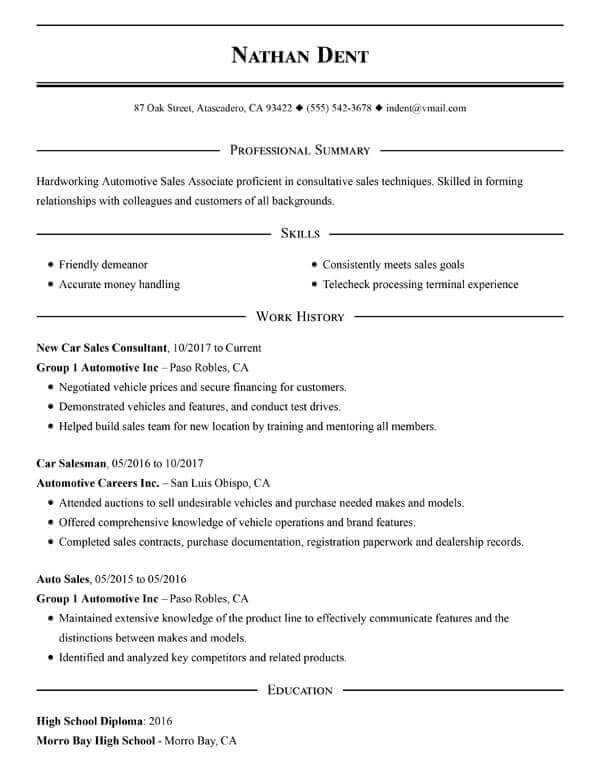 Check Out Our Free Simple Resume Examples & Guide For 2020