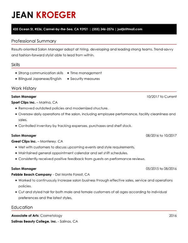 Check Out Our Free Simple Resume Examples & Guide For 2020