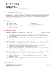 Resume Summary