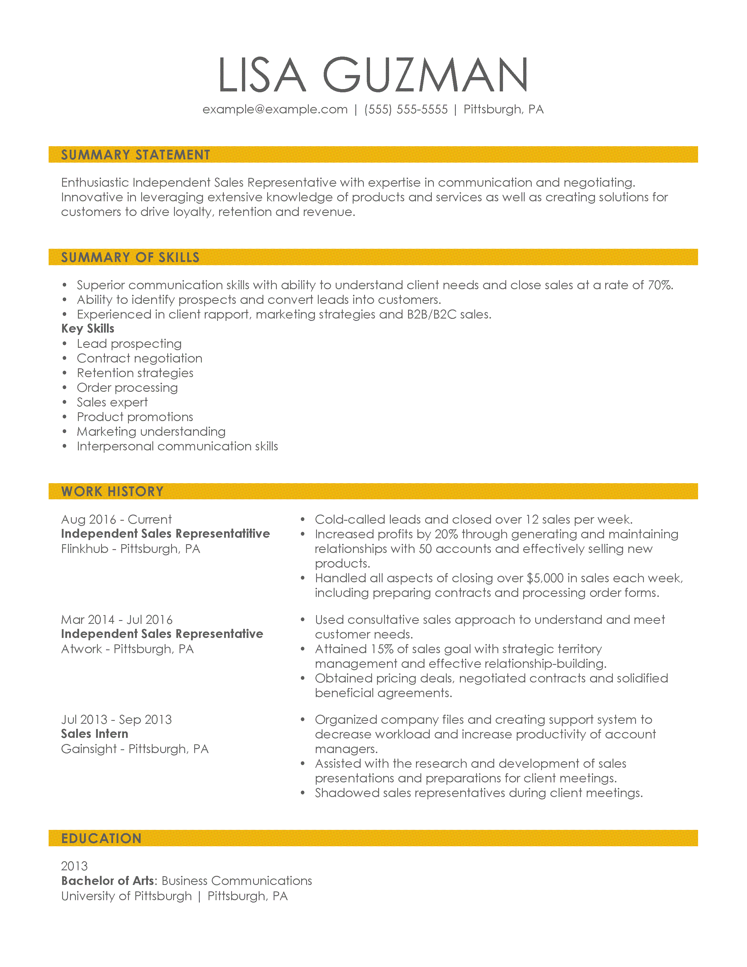 Sales Associate Resume Examples {Created by Pros ...