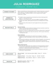 Nurse Resume Templates