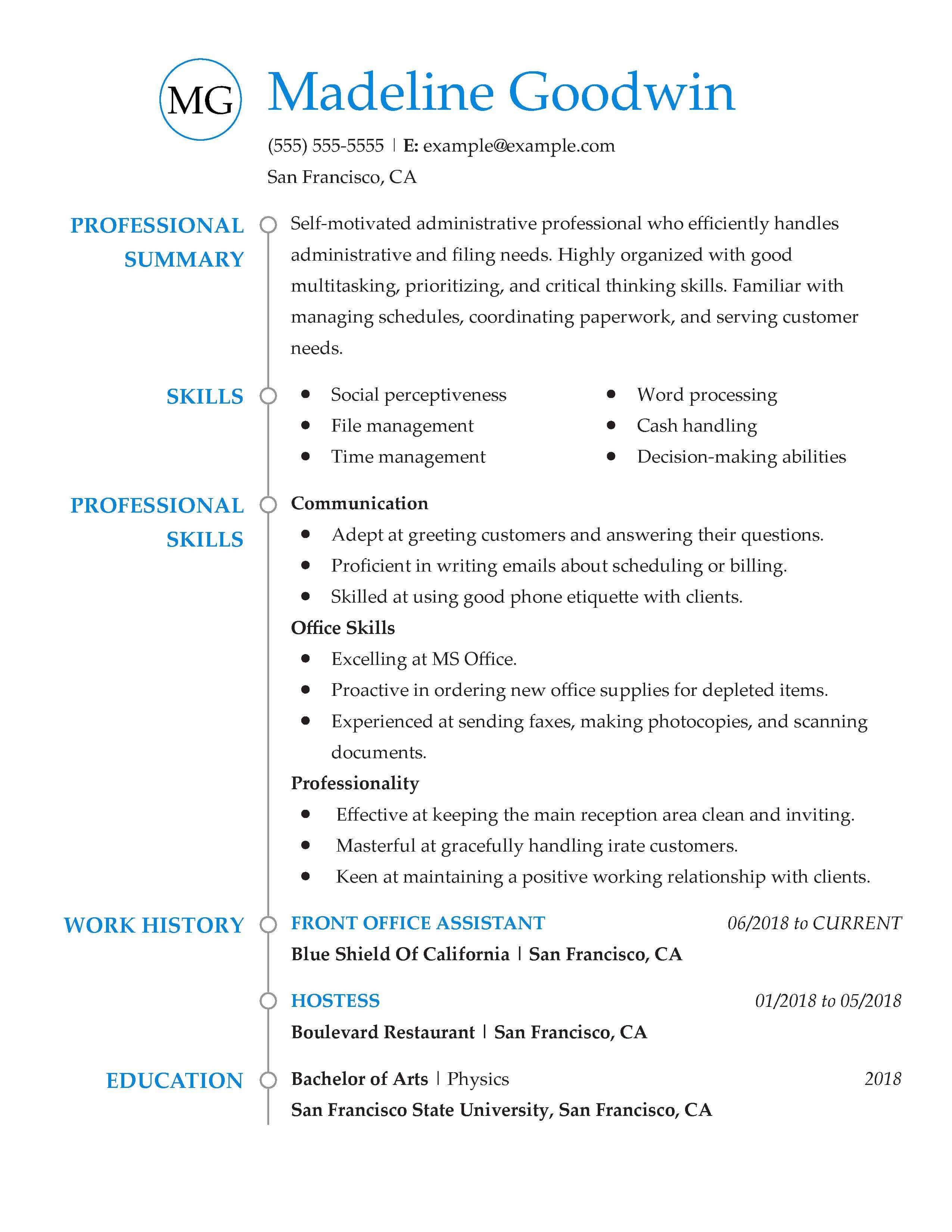 executive assistant resume sample 2023