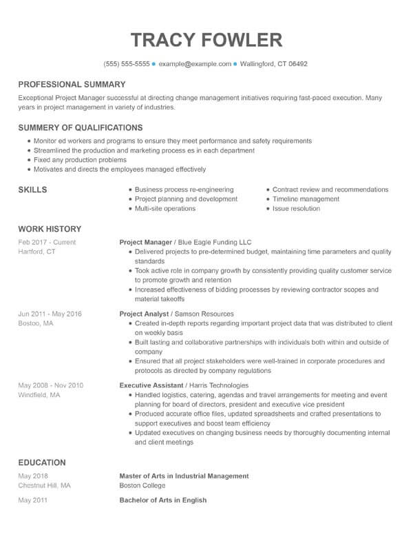 10 Pdf Resume Templates Downloadable How To Guide