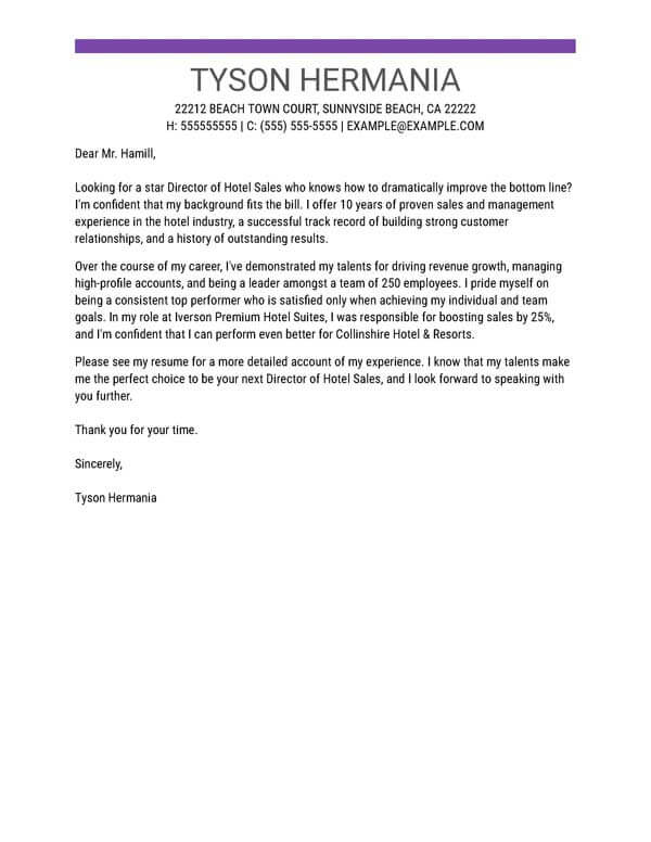 Free Professional Cover Letter Templates