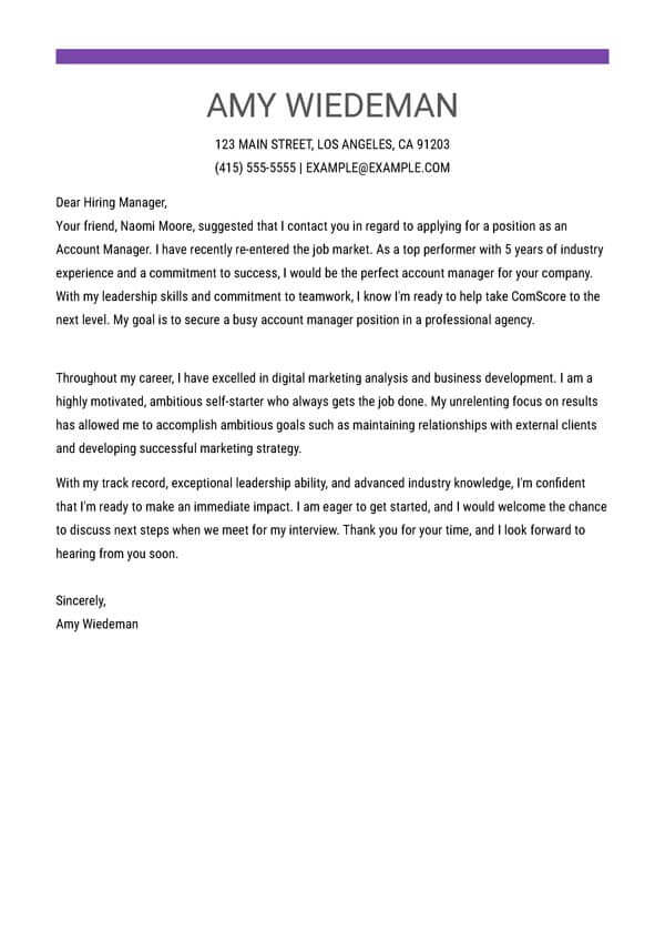 Entertainment Industry Cover Letter from www.myperfectresume.com