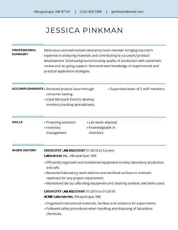 skills to put on resume for research assistant