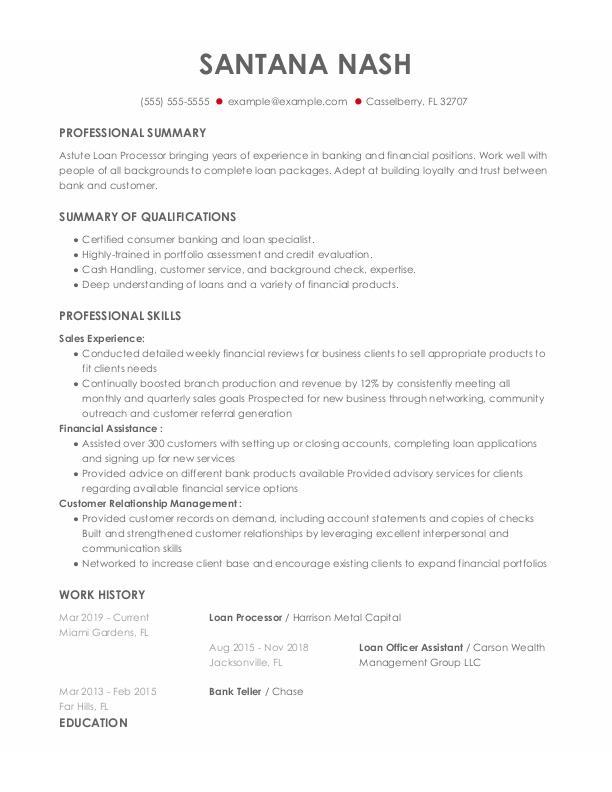 LoanProcessor Qualified Functional LoanProcessor Qualified Functional