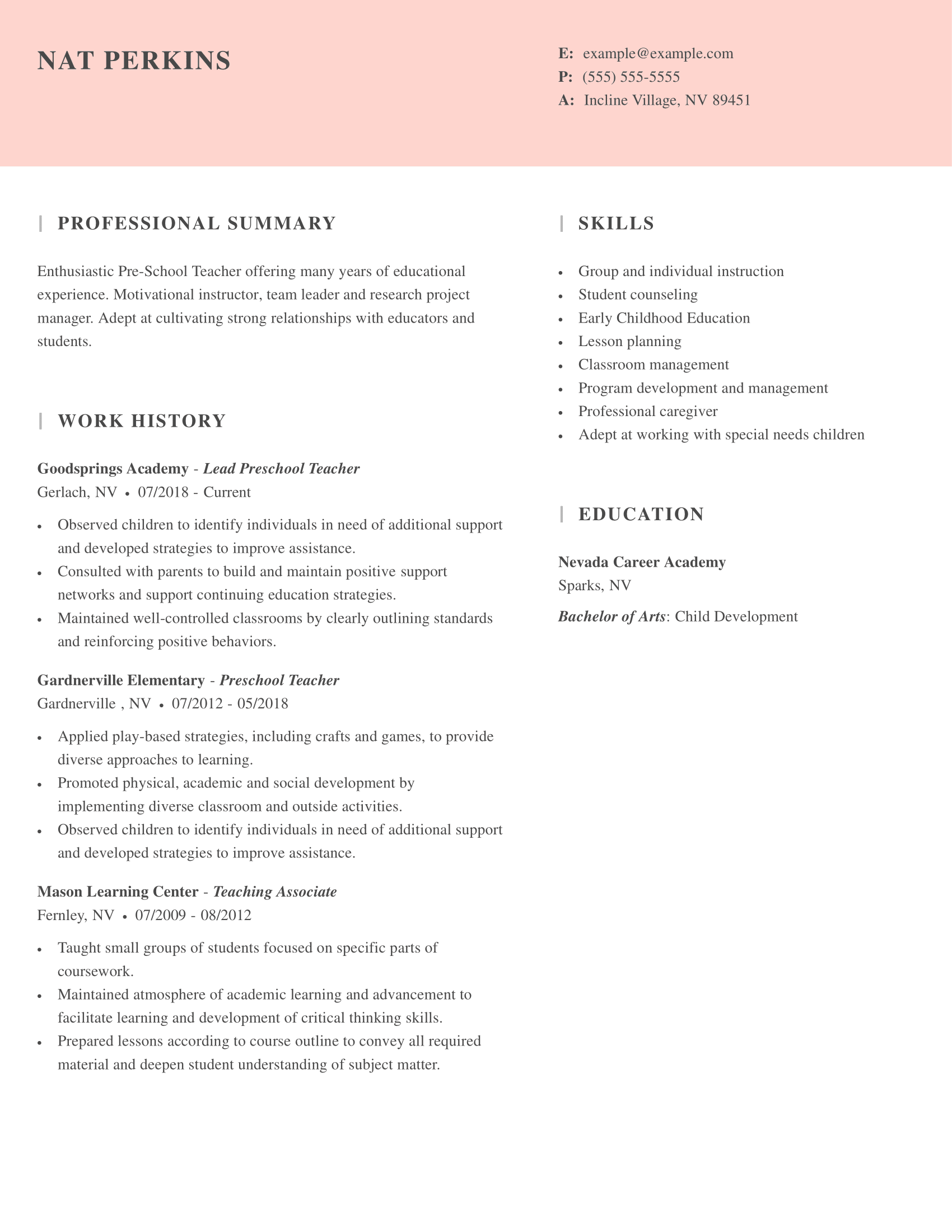 2021 Mock Statement Resume - Professional Retail Resume Examples For 2021 Livecareer