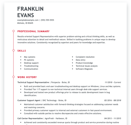 Free Modern Resume Templates For 22