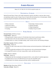 Best Personal Trainer Resume Example For 2022 MyPerfectResume