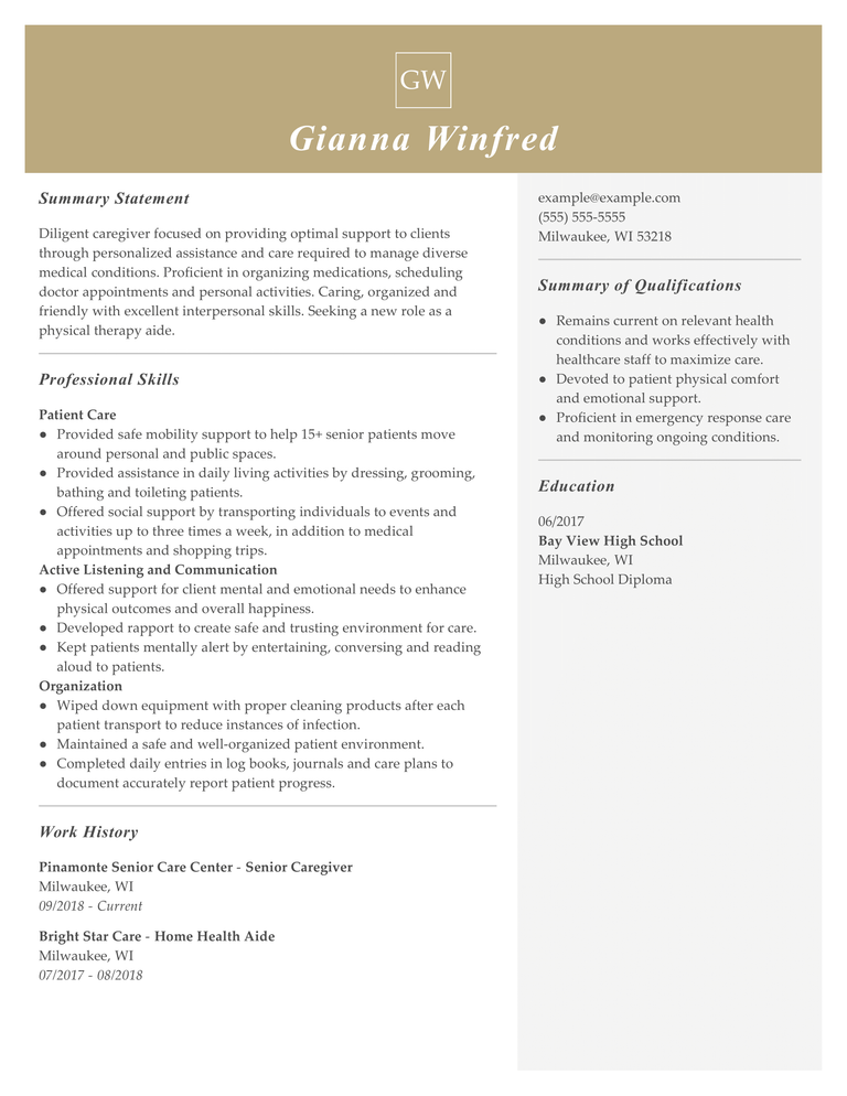 Physical Therapy Aide