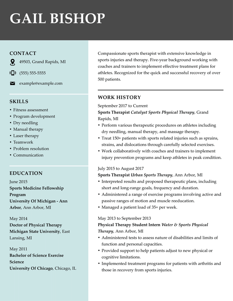 Sports Therapist