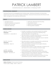 2022 Pharmaceutical Resume Examples MyPerfectResume