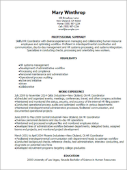 HR Coordinator Resume Examples Templates 2024 