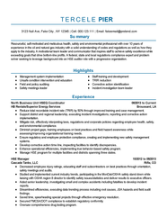 Safety Professional Resume Example MyPerfectResume