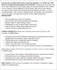 NICU Nurse Resume Example Best Design Tips