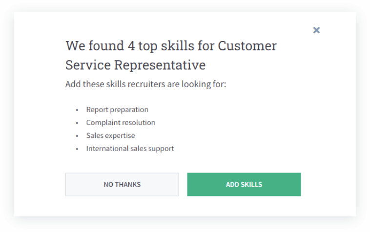 resume format ms word Education Skill Section Img