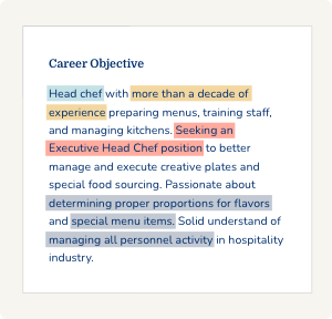 Mobile Resume Objective Steps