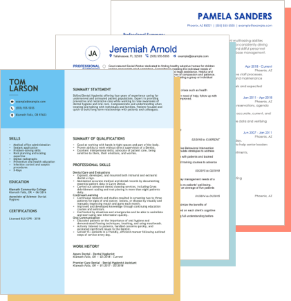 Resume Formats