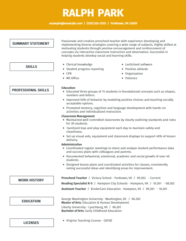 Resume Modern