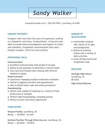Nursing Functional Resume Example Writing Guides