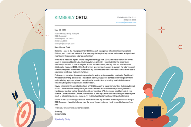 Letter of Intent Example - How to Write a Job Application Letter of Intent