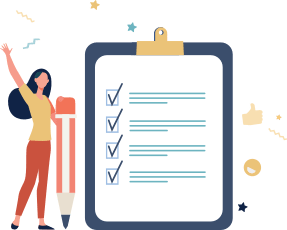 Writing Checklist Illustrastion
