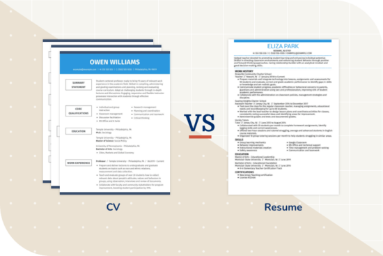 Cv Vs Resume