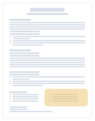 Optional Sections