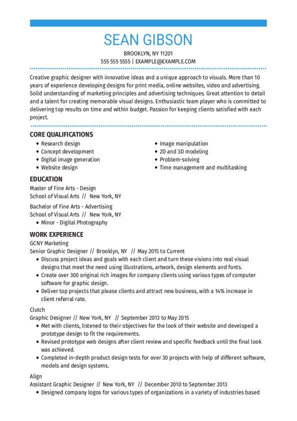 Graphic Designer Job Description - Graphic Designer CV Template