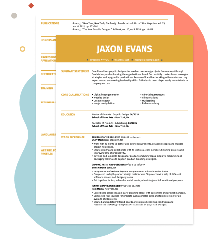 Job Title Cv Graphics 1