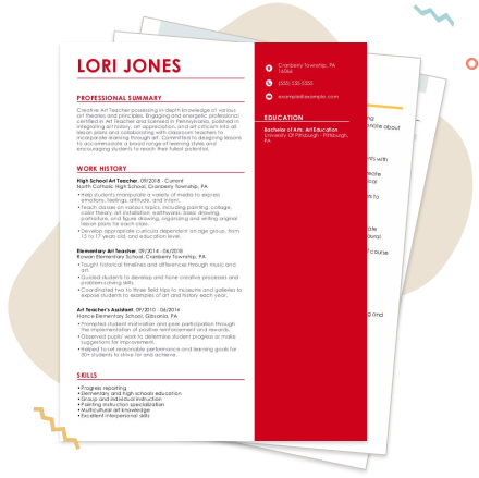 Job Title Resume 3